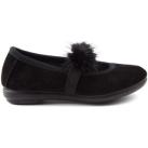 Image of Ballerines enfant Vulladi BALLERINES PEUT FENDU DAIM POMPONS 1405