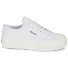 Image of Baskets basses Superga 2630 STRIPE PLATFORM VEGAN