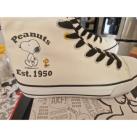 Image of Baskets montantes Chaussea Basket montante snoopy blanche 39