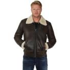 Image of Blouson Pallas Cuir Bombardier Pallascuir sélection ref 47909 marron