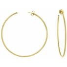 Image of Boucles oreilles Orusbijoux Boucles D'oreilles Créoles Argent Doré Très Grand Modèle