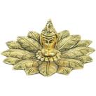 Image of Bougies, diffuseurs Signes Grimalt Porte-bâtons d'encens Bouddha dans fleur de lotus