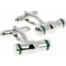 Image of Boutons de manchettes Clj Charles Le Jeune Boutons de manchette Gris argent