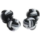 Image of Boutons de manchettes Clj Charles Le Jeune Passementerie Dallas Gris