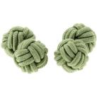 Image of Boutons de manchettes Clj Charles Le Jeune Passementerie RONDO Vert Estragon