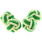 Image of Boutons de manchettes Clj Charles Le Jeune Passementerie RONDO Vert citron