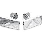 Image of Boutons de manchettes Sonia Spencer Boutons de manchette Chien Blanc
