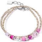Image of Bracelets Coeur De Lion Bracelet Joyful colours wrap rose
