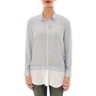 Image of Chemise Davis Chemise Samy rayée Bleu/Blanc