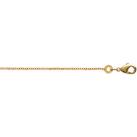 Image of Collier Brillaxis Chaîne maille forçat plaqué or 45cm
