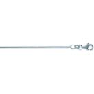 Image of Collier Brillaxis Chaîne maille serpentine 45cm