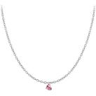 Image of Collier Sc Crystal B2382-ARGENT-10004-ROSE
