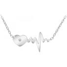 Image of Collier Sc Crystal BD2757-COLLIER-ARGENT-DIAMANT-BLANC