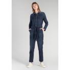 Image of Combinaisons Le Temps des Cerises Combinaison pantalon louisa en jeans bleu délavé