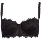 Image of Corbeilles & balconnets Luna Soutien-gorge balconnet Orchidea noir Splendida