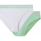 Image of Culottes & slips Morgan Lot de 2 slips vert Inès