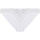 Image of Culottes & slips Pomm'poire Culotte blanc/argent Décalcomanie