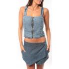 Image of Debardeur Dress Code Bustier Saxx Bleu