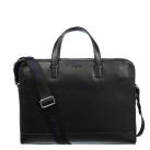 Image of Élégant porte-document Le Tanneur réalisé en cuir à la finition grainée. L'intérieur offre une poche matelassée pour un ordinateur 15" (37x22x2.5cm) et une grande poche zippée dans la doublure. Un passant trolley est placé au dos, double poignées de trans