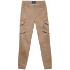 Image of Ensembles enfant Teddy Smith PANTALON BATTLE JR DRILL - BOIS BRUN - 14 ans