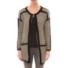 Image of Gilet De Fil En Aiguille Gilet 1815 Bicolore Vert/Noir