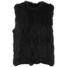 Image of Gilet Oakwood Gilet sans manches en fourrure Ref 42156 Noir