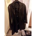 Image of Manteau Aqua Leather Manteau long cuir