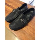 Image of Mocassins Bons baisers de Paname Mocassins en cuir de veau Salvatore Ferragamo taille 45