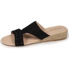 Image of Mules Isotoner Mules à talon 3 cm, effet suédé, petits clous à l'avant
