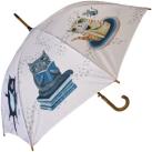 Image of Parapluies Enesco Grand Parapluie Allen design - Crazy Cat