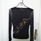 Image of Pull Sans marque Pull fin manches longues noir