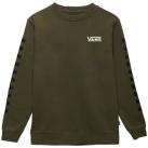 Image of Pull enfant Vans Sweatshirt By Exposition Check Crew Grape Leaf/Black