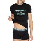 Image of Pyjamas / Chemises de nuit Ea7 Emporio Armani Ensemble Tee Shirt et Boxer