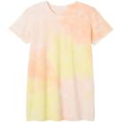 Image of Pyjamas / Chemises de nuit Pomm'poire Big tee en coton bio imprimé tie dye Woodstock