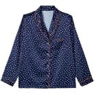 Image of Pyjamas / Chemises de nuit Pomm'poire Top de pyjama bleu Brooklyn