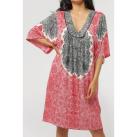 Image of Robe Admas Robe de plage manches trois-quarts Beach Paisley