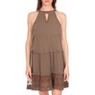 Image of Robe Vero Moda Robe New Dina Taupe LOVELY SS TOP PP