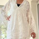 Image of Robe courte Miss June Robe broderie coton neuve miss june