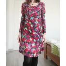 Image of Robe courte Palme Robe fluide S/M Palme
