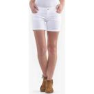 Image of Short Le Temps des Cerises Short en jeans janka blanc