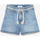Image of Short enfant Le Temps des Cerises Short loona en jeans bleu clair