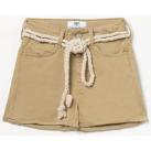 Image of Short enfant Le Temps des Cerises Short tiko taille haute beige