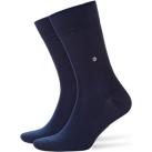 Image of Socquettes Burlington Uni Marine Lot de 2