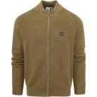 Image of Sweat-shirt Blue Industry Cardigan Kaki