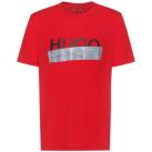 Image of T-shirt BOSS T-shirt Boss Regular Fit Rouge avec logo artistique