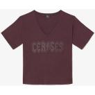 Image of T-shirt Le Temps des Cerises T-shirt kara lie de vin