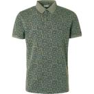 Image of T-shirt No Excess Polo No-Excess Impression Vert Army