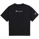 Image of T-shirt enfant Champion Tee shirt fille croc top noir 403940 - 10 ANS