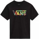 Image of T-shirt enfant Vans T-Shirt By Classic Logo Black/spiral Tie Dye