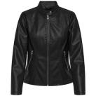 Image of Veste Only - Veste en cuir - noire